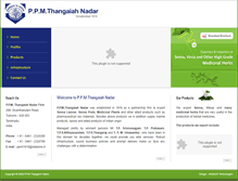 Tablet Screenshot of ppmthangaiahexports.com